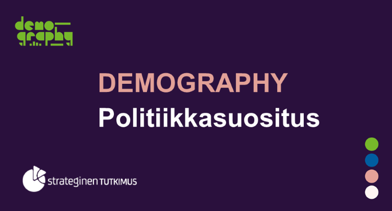 DEMOGRAPHY Politiikkasuositus